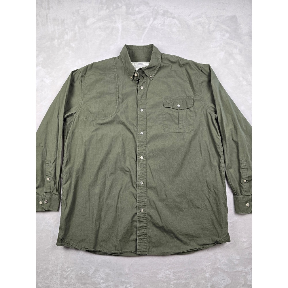 Boyt Harness Company Shooting Shirt Mens 2XL Green Long Sleeve Padded Shoulder